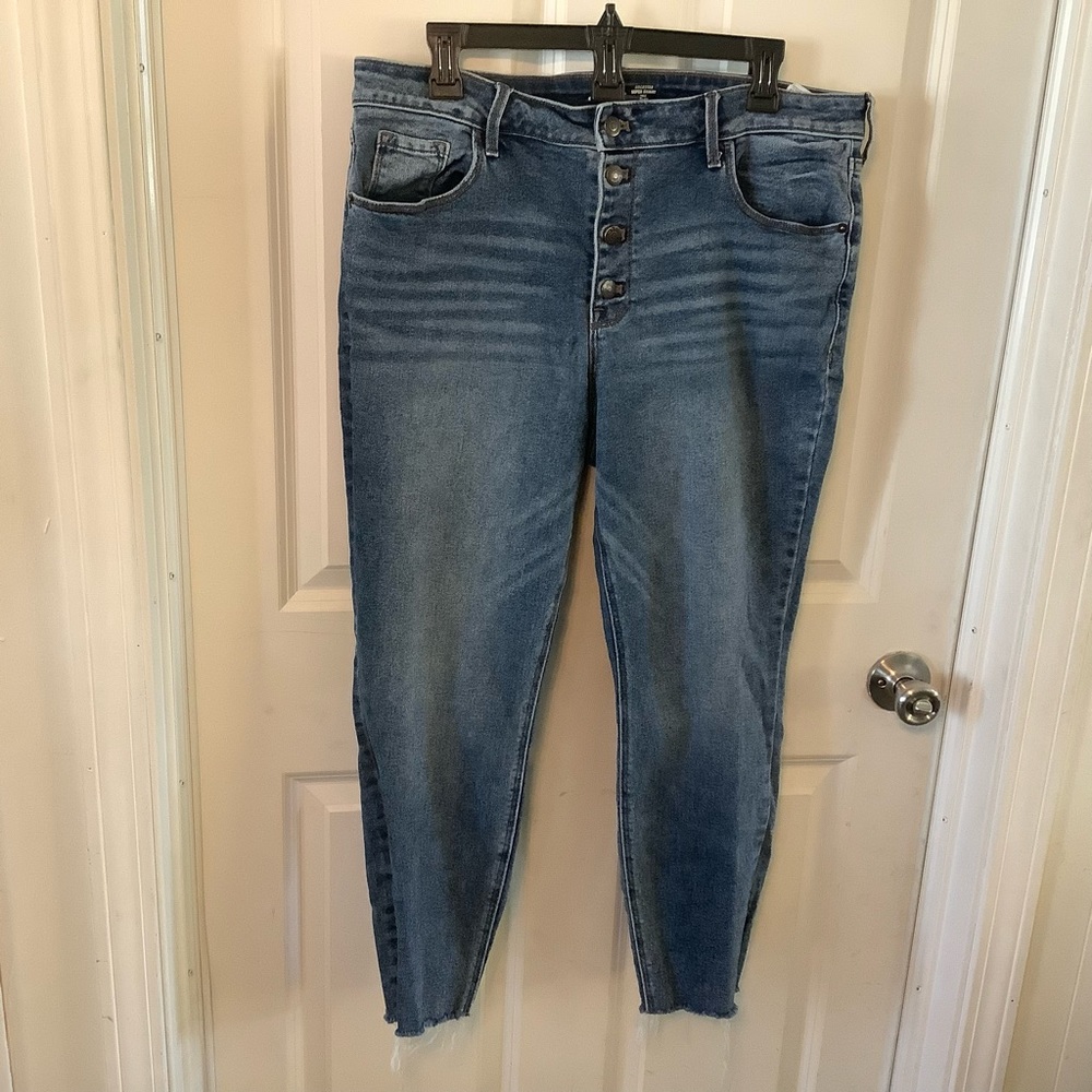 Old Navy Dark Wash High-Rise Ankle Jeans